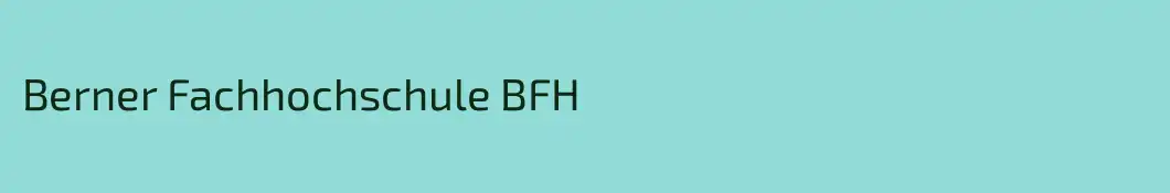 Berner Fachhochschule BFH